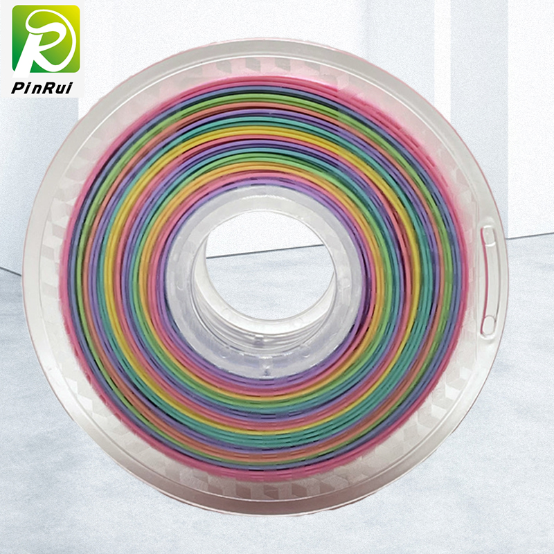 PinRui 3D Printer 1.75mm PLA Rainbow Filament For 3D Printer