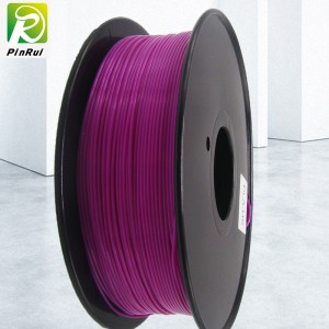 PINRUI High Quality 1kg 3d PLA Printer Filament Transparent Purple Color